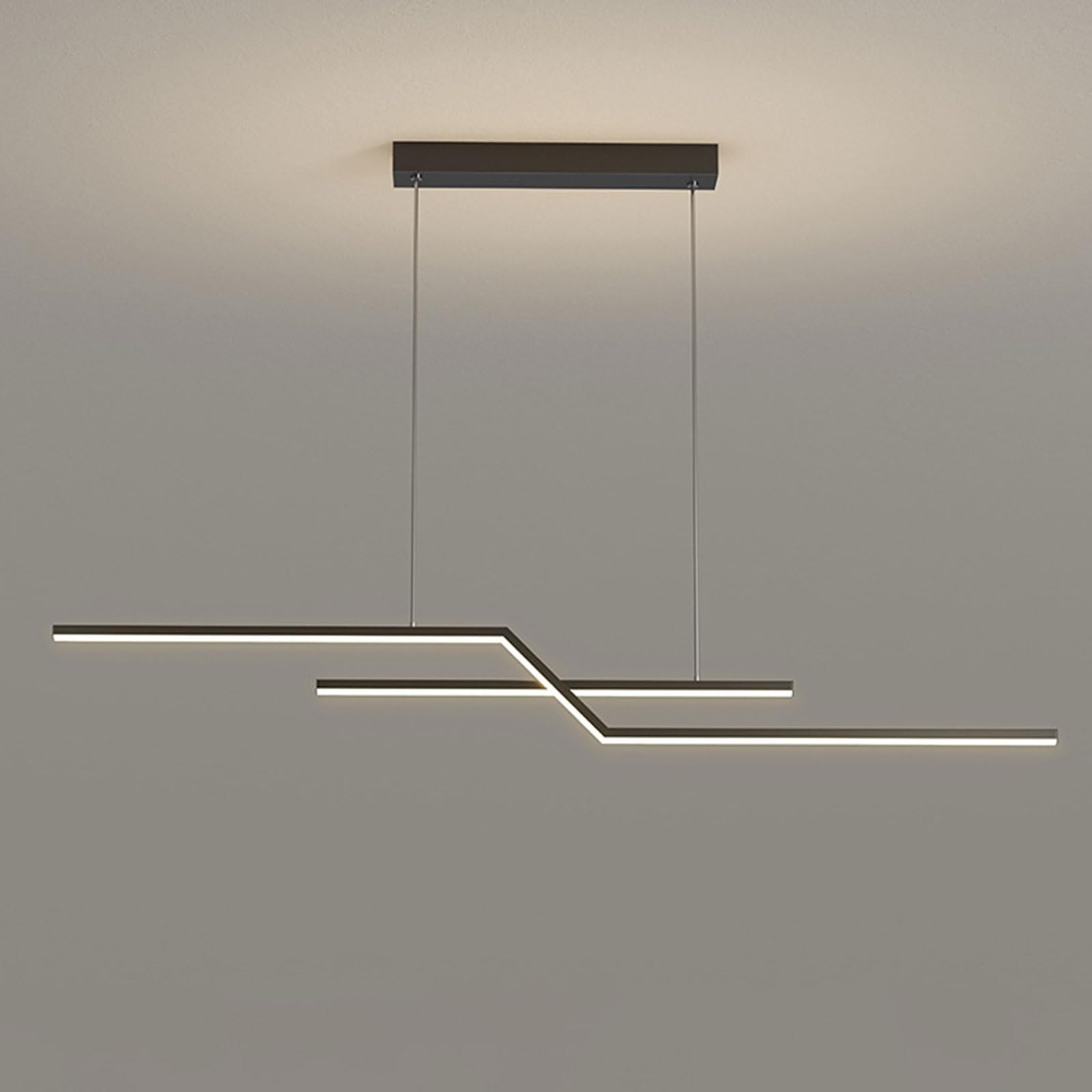 Lámpara Lineal de 41 Pulgadas con Luces Colgantes LED de 22W Regulables