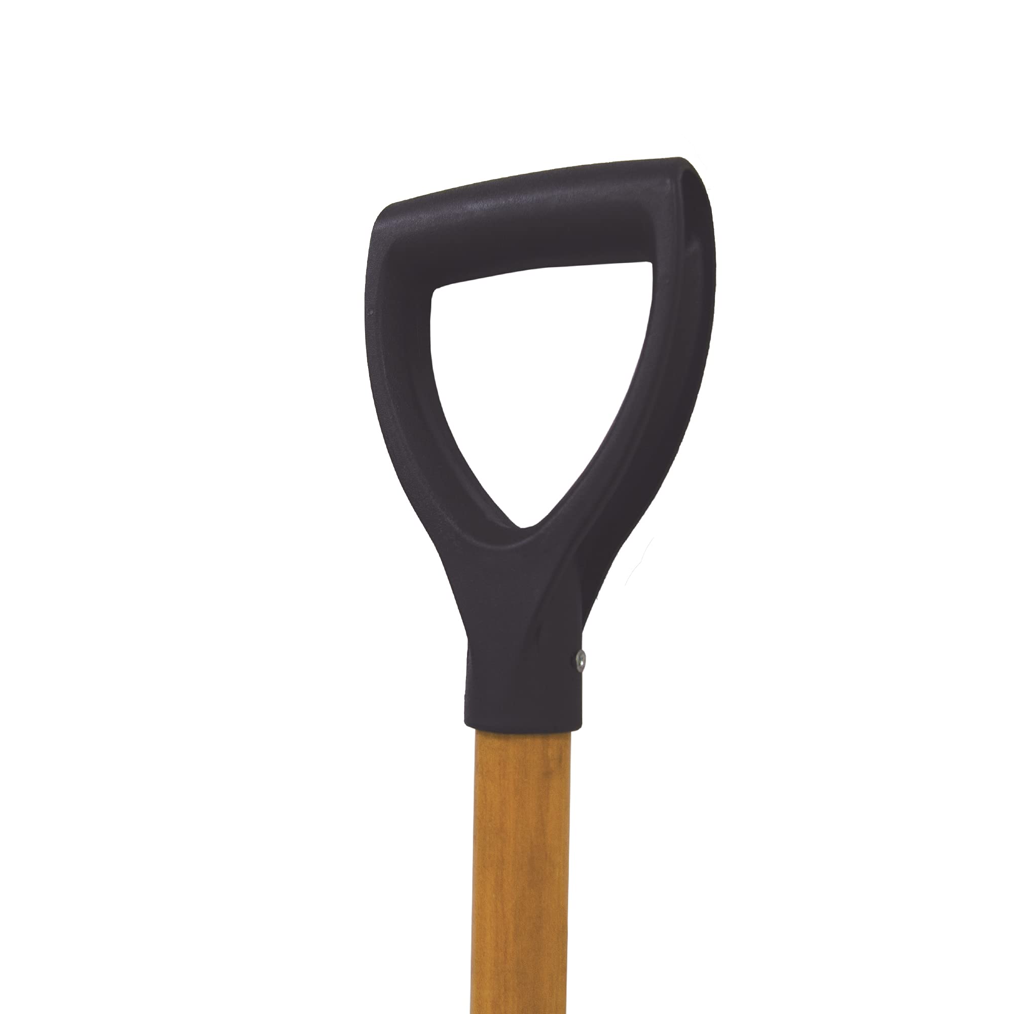 Amig - Pala de Aluminio Cuadrada con Mango de Madera Ergonómico Especial Quitanieve y para Mover y Recoger Hojarasca o Grava - 110 cm, Ligera y Resistente para Uso Doméstico o Profesional, Gris