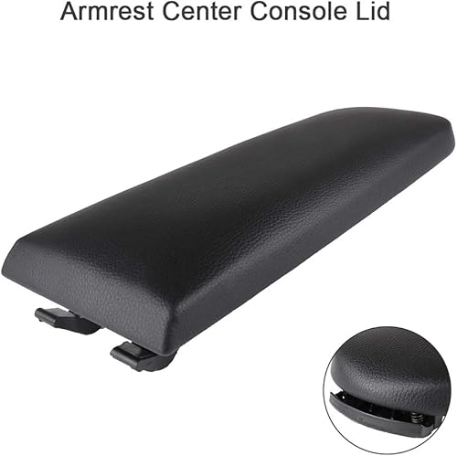 ECCPP Cubierta de la tapa de la consola central del reposabrazos con base para 1999-2009 para Volkswagen para Jetta cubierta del reposabrazos negro