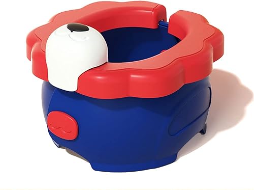 Orinal de viaje plegable para niños, orinal portátil para niños, asiento de inodoro plegable para niños y niñas para acampar en interiores y