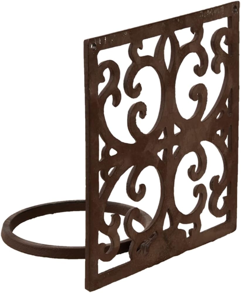 Esschert Design Flowerpotholder Classic 1 Pot, Brown, Cast iron, 7.8 x 6.5 x 8.0 inch