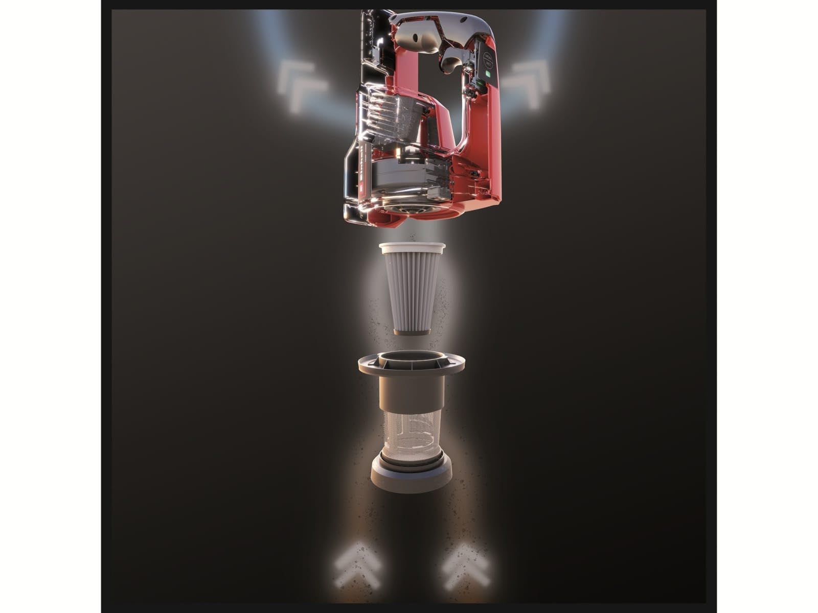 Einhell Power X-Change TE-SV 18 Li + 2,5Ah Starter-Kit 2347182 Akku-Handstaubsauger Beutellos, inkl. Akku