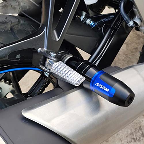 Almohadillas tope para escape de moto BMW S1000R protector resistente contra caídas 3
