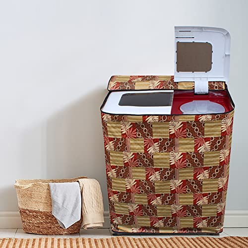 Image of DREAM CARE Waterproof & Dustproof Washing Machine Cover Top Load & Semi Automatic Suitable for 8 kg, 8.2 kg, 8.5 kg (89 x 99 x 55 cms)
