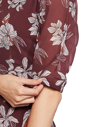 Image of Amazon Brand - Eden & Ivy Women's Georgette Fit & Flare One Piece Midi Length Dress (with Lining)