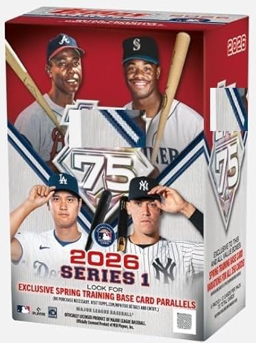 NEW 2026 Baseball Series 1 Trading Card Blaster Box - Look for Exclusive Spring Training Parallels