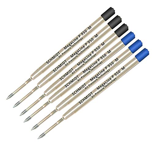 Recharge Schmidt P950 M MegaLine pour éviter les blancs et stylos vides