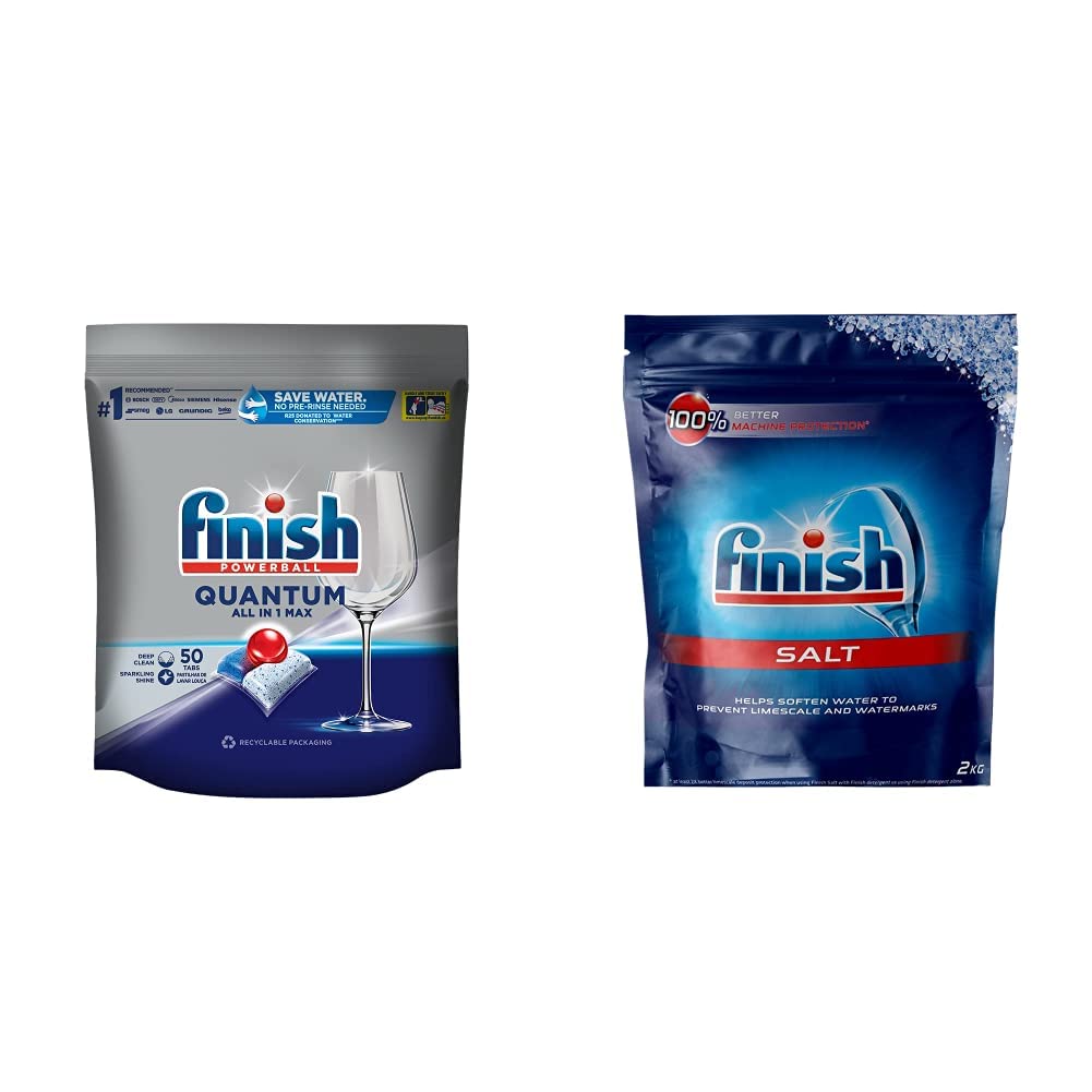 Finish Powerball Quantum All in 1 Max Dishwasher Tablets 50 Tabs