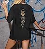 Wudlads Acotar Women's Night Court Velaris City of Starlight T-Shirt Nightplace Graphic T-Shirt Plus Size Short Sleeve, Black, L #3