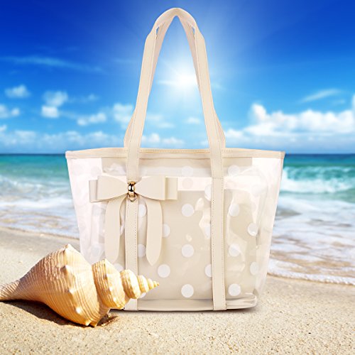 Image of Women's Clear Tote Bags Multi-Use Shoulder bag Handbag Beach bag Shopping Bag | Multi-Use