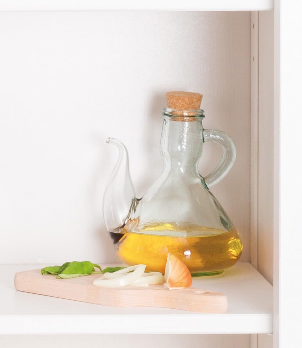 Excelsa - Aceitera/vinagrera de 0,5 litros de Cristal de Colores