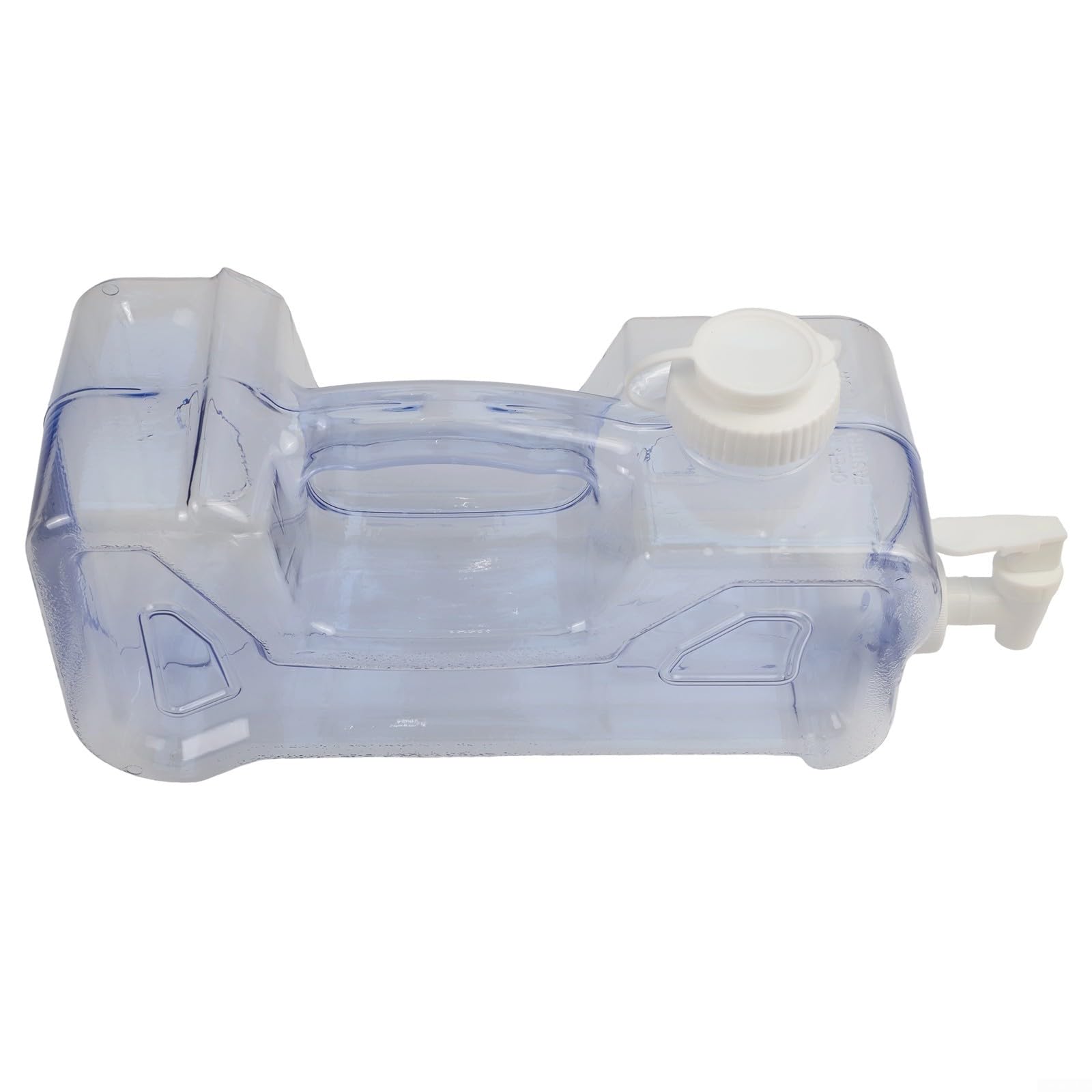 Dispensador de agua de plástico de 37 5 litros de capacidad con grifo, tanque de bebidas reutilizable diseñado para almacenamiento en refrigerador con mango ergonómico para servir bebidas (3.8 L)
