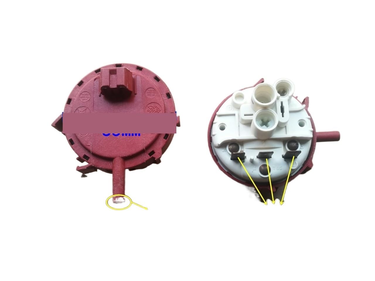roede 1 Uds. for Sensor de Nivel de Agua for lavavajillas C-175/17-D01 Interruptor de Nivel de Agua for Lavadora Controlador de Interruptor de presión