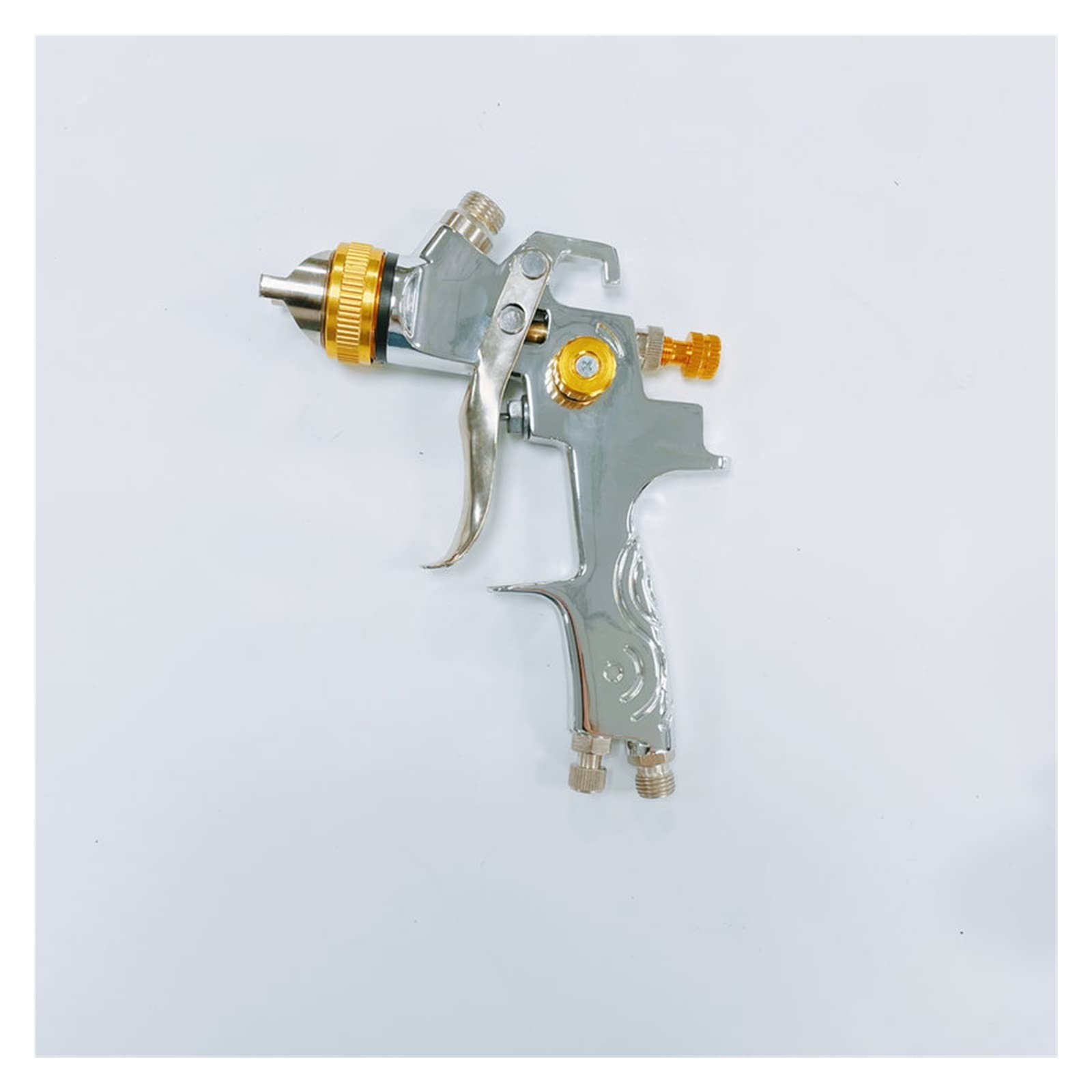 Pistolet do malowania, Farba O Wysokim Stopniu Rozpylenia Kombinezon Z Pistoletem Pneumatycznym Duża Pojemność Górnego Czajnika Czajnik Aluminiowy Pistolet Natryskowy Manometr do malowania domów, samo