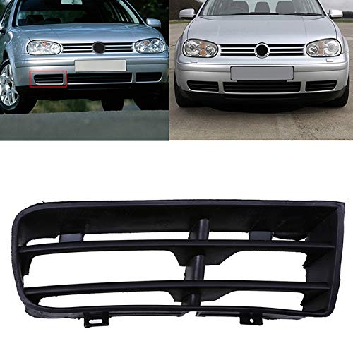Fog Lamp Grille Front Lower Side Bumper Fog Light Grille Fit for VW Golf/Variant/4 Motion 1998-2006 Car Mesh Grills Styling Auto Parts (Color : 1 Pcs Right) (1 Pcs Right)