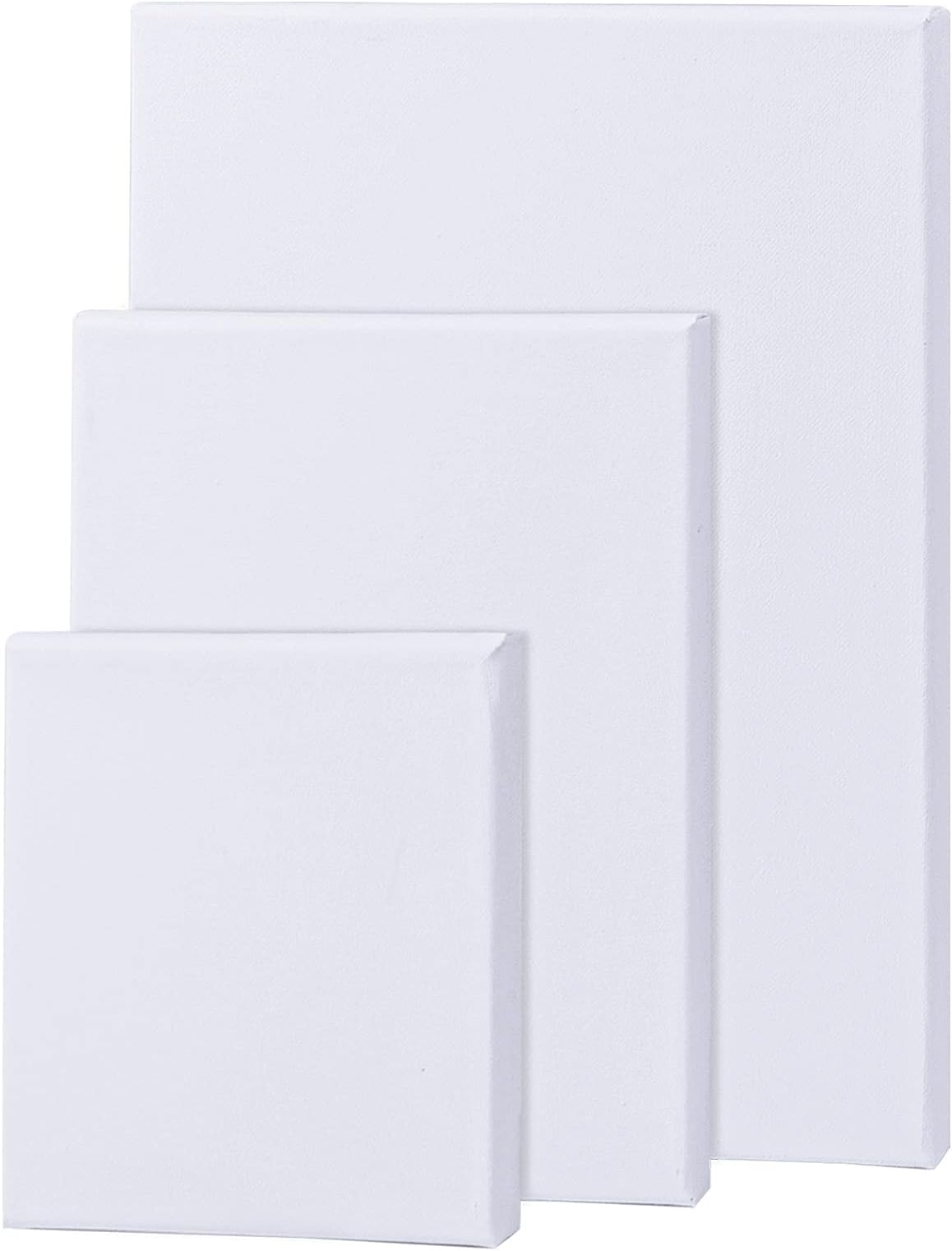 Telaio Per Pittura 50x70 Cm In Legno Di Abete - Tela Di Cotone Grana Media, Made In Italy - Foto 3