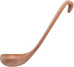 Coolty Wooden ladle, ideal for soup, porridge, rice, salt or sugar 28x8cm