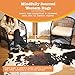 Appaloosa Cowhides Genuine Cowhide Rug - Natural Leather Hide Rugs for Living Room & Area Rug for Bedroom - Real Cowhides Rug for Rustic Home Decor - Original Tricolor Cowhide Rugs Collection