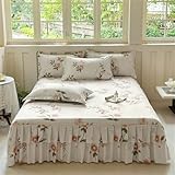 Photo Gallery surwin lenzuolo con mantovana, piante fiori gonna per letto antirughe 45 cm di altezza, lenzuolo con angoli antipolvere, elastiche mantovane giroletto, lenzuola per casa (beige,120x200cm) Photo Gallery surwin lenzuolo con mantovana, piante fiori gonna per letto antirughe 45 cm di altezza, lenzuolo con angoli antipolvere, elastiche mantovane giroletto, lenzuola per casa (beige,120x200cm)
