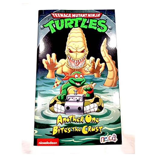 Teenage Mutant Ninja Turtles- Figura Ultimate Pizza Monster Tortugas Ninja 23cm Does Not Apply acción, Color Amarillo, One Size (NECA H858000)