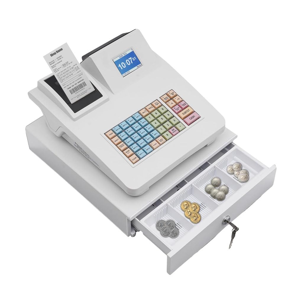 Ghygetrich Cash Register, Cash Registers Cash Till Cash Register Till for Small Business Cash Box