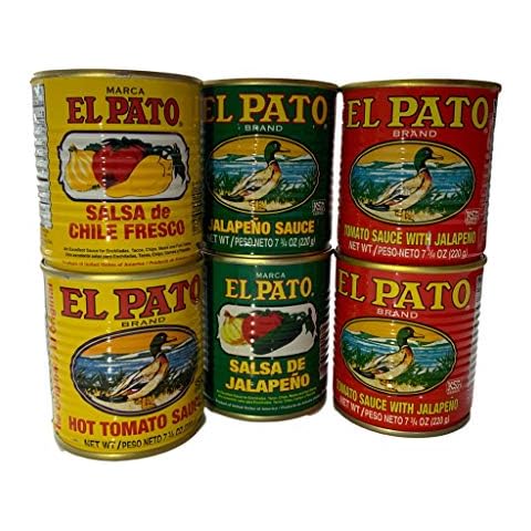 El Pato Assorted Sauce Pack! 2 Each All 3 Flavors Included! Now Your Meal Tastes Authentic! Cover