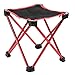 Sgabello pieghevole rosso – Sgabello pieghevole per campeggio, giardino, terrazza e balcone