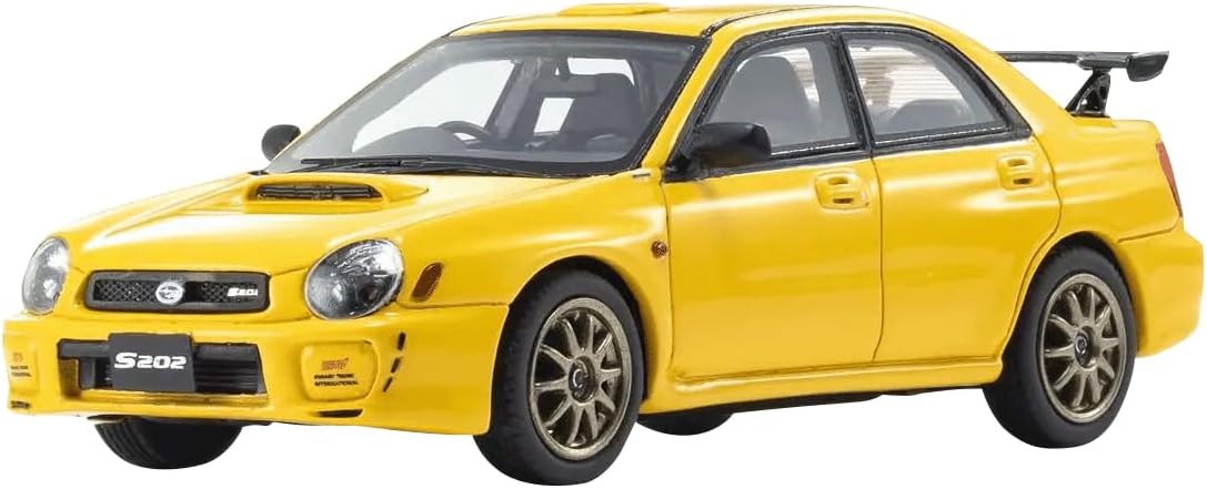 京商(Kyosyo) Kyosho Original 1/43 Subaru Impreza S202 Yellow Finished Product