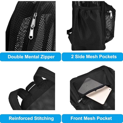 Mochila ligera transparente espaciosa: comodidad total sin pesar nada 7