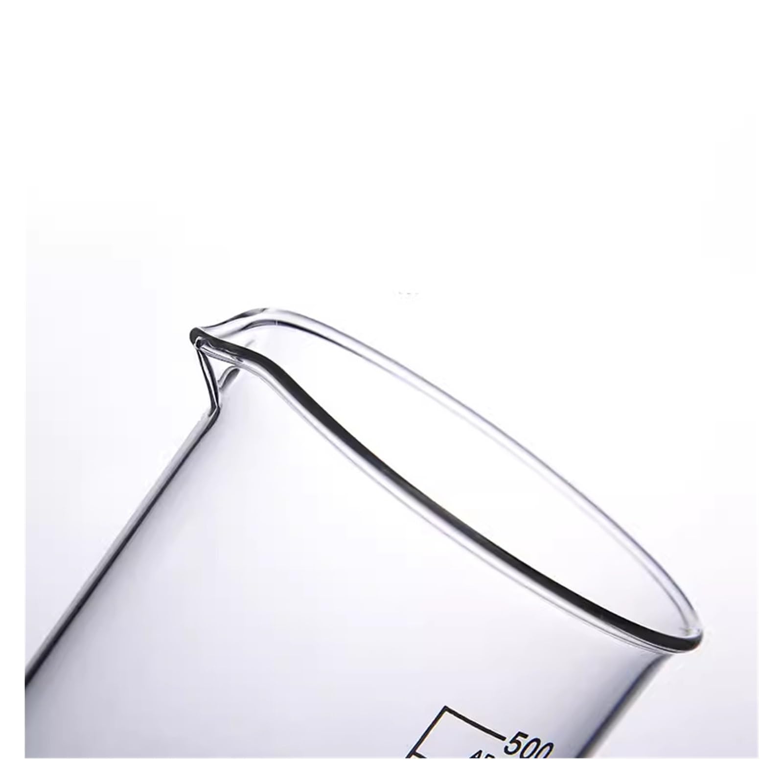 Vaso de precipitados alto de vidrio de borosilicato resistente a altas temperaturas, graduado, 50/100/150/250/300/500/800/1000 ml/2000 ml(250ml 4pcs)