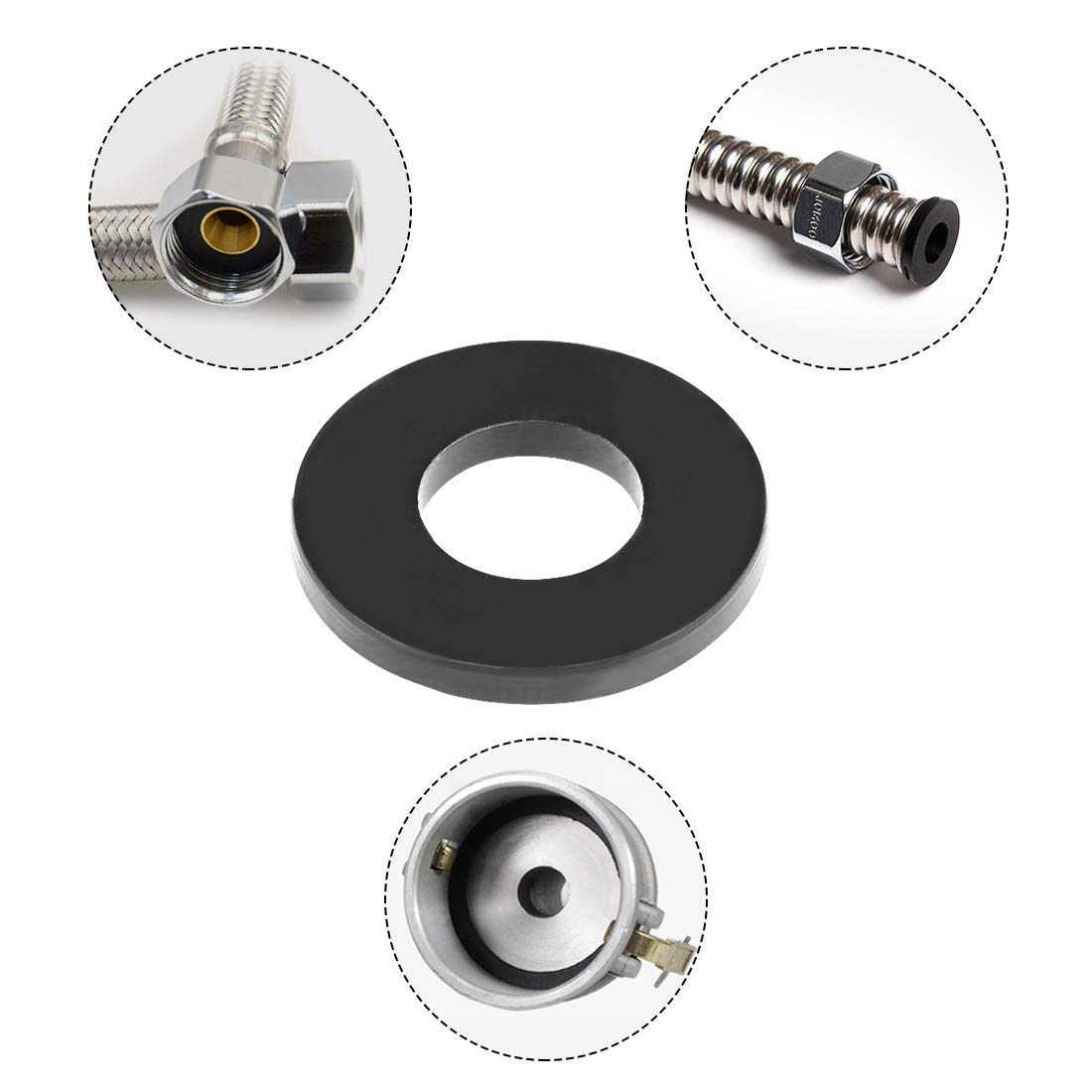 Rondelle In Gomma 1″ O/D X 5/16″ I/D X 1/8″ Spessore – Varie Quantità – Made In USA - Foto 3