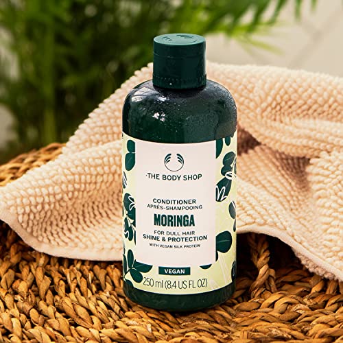 The Body Shop Moringa Shine & Protection Conditioner, For Dull Hair, Vegan, 8.4 Fl Oz #TOP3