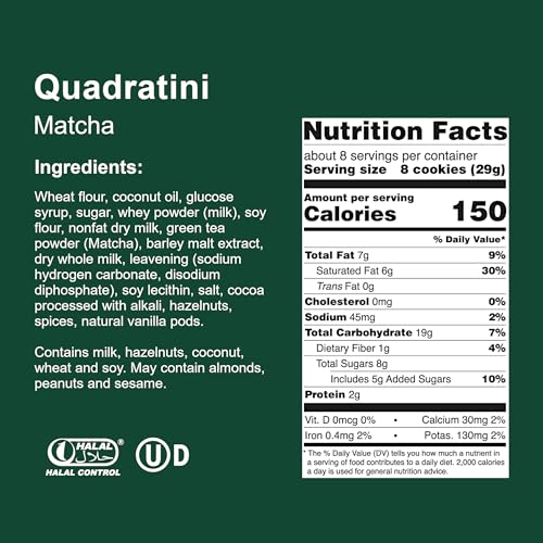 Loacker Quadratini Matcha Wafer Cookies Large thumb #3