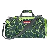 Step by Step Sporttasche „Dino Life“, schwarz-grün, mit Nasswäschefach, Abnehmbarer Tragegurt, Verstellbarer Schultergurt, für Jungen 1. Klasse, 13L