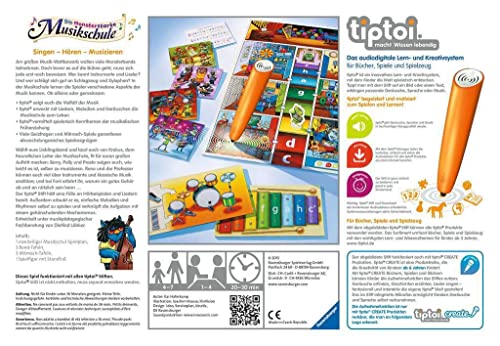 Ravensburger Tiptoi Spiel 00555 Monsterstarke Musikschule - Lernspiel Ab 4 Jahren, Singen-Hören-Musizieren, Für 1-4 Spieler – Ansicht 2