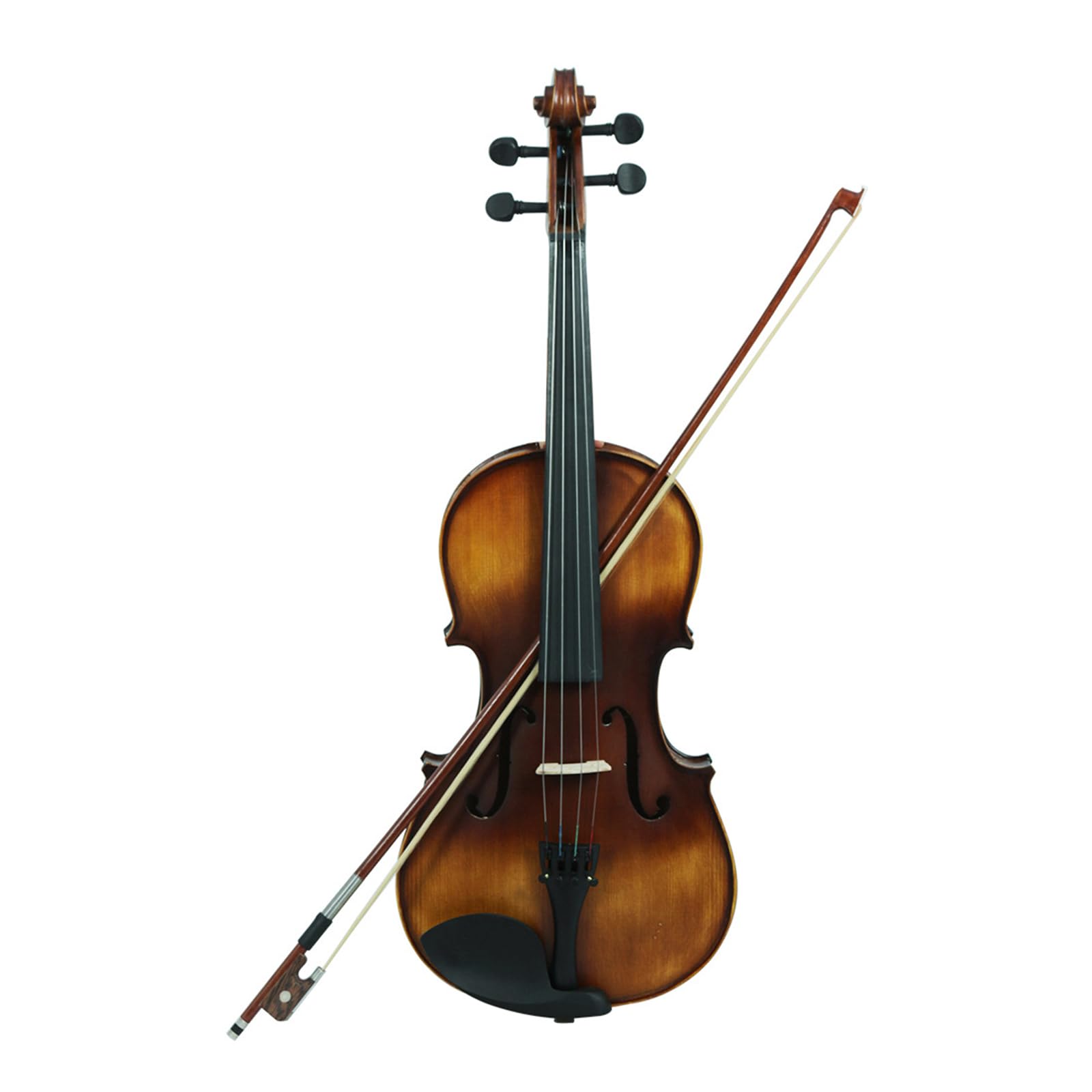 Pannello di legno viola in legno lucidato a mano viola con archi professionale 4/4 vintage opaco viola per pratica e performance