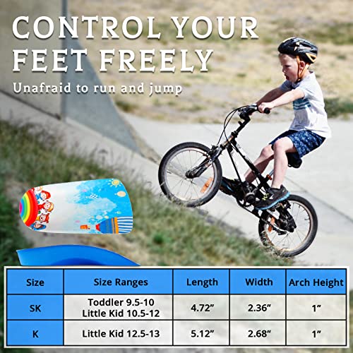 Image of Arch Support Insole for Kids Shoes, Orthotic Shoes Inserts for Kids, 3 /4 Length Inserts for Children's Heel Pain, Flat Feet, Plantar Fasciitis, Pronation