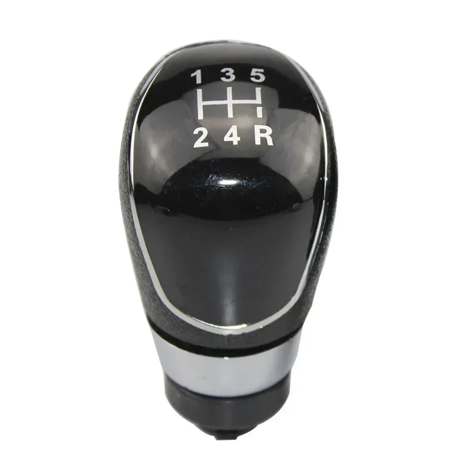 Zhannuobhd One Color For Mondeo For Mk4 For Fiesta For Mk7 2008 2009-2013 Automobiles 5/6 Speed Gear Shift Knob Stick Head Lever Handle Stick Shifter Lever Knob(5 Speed Black)