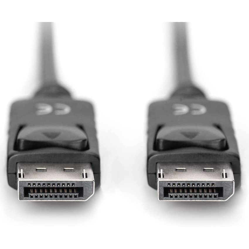 Levitantes Digital DisplayPort Connection Cable, Black, Shielded Connection Cable 2 m, Ultra HD 4K, Black/White - Image 2