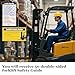 Play as Pro 50-Pack Forklift Safety Guide & Best Practices Cards, Informational Set for Operator Training & Daily Reminders, Educational Training Reference for Workplace Safety