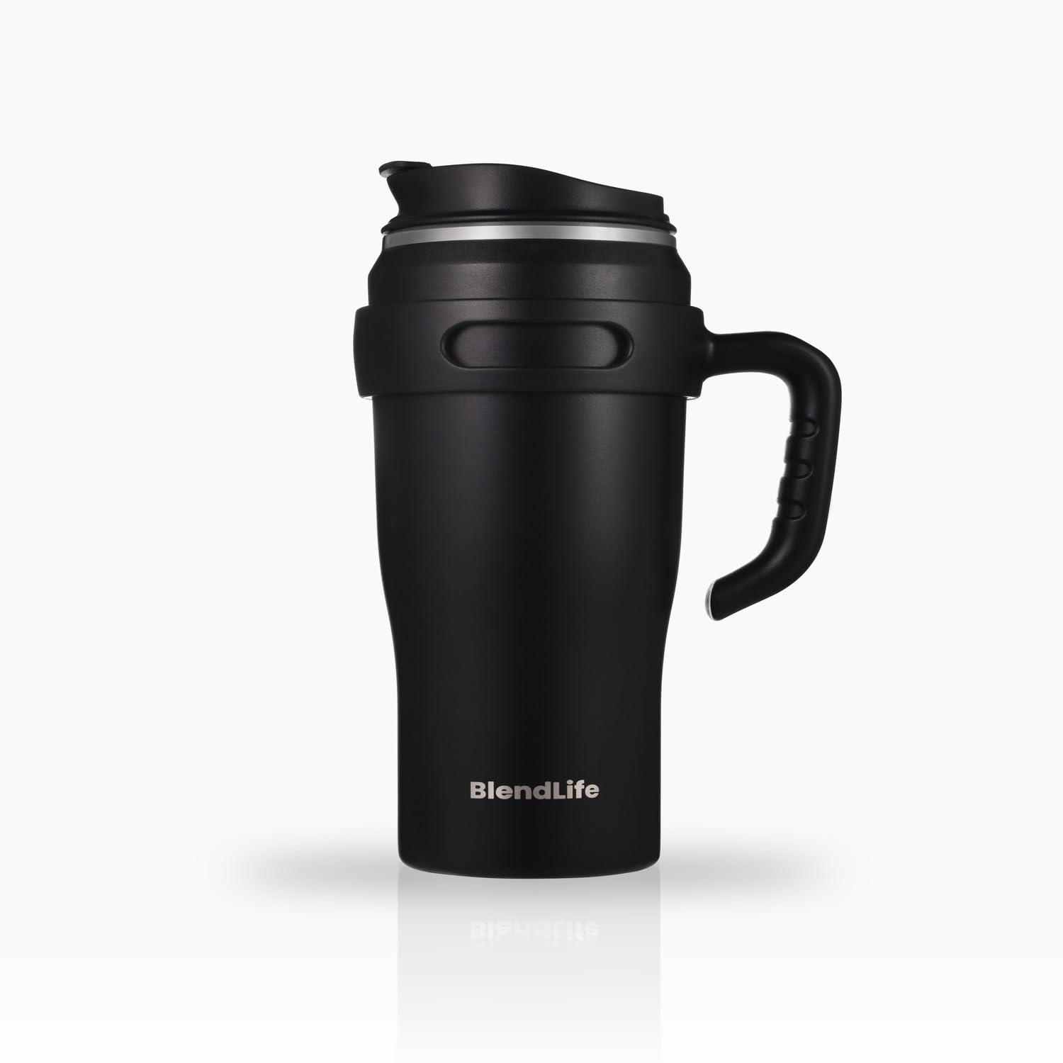 BlendLife Insulated Premium Vacuum Tumbler with Handle, Lid, and Straw - Thermal Stainless Steel Travel Mug, Double-Walled for Hot, Cold, and Iced Drinks, 1.2 litres, 1-Year Warranty - Black (B0CVRPW448) Amazon Price History, Amazon Price Tracker