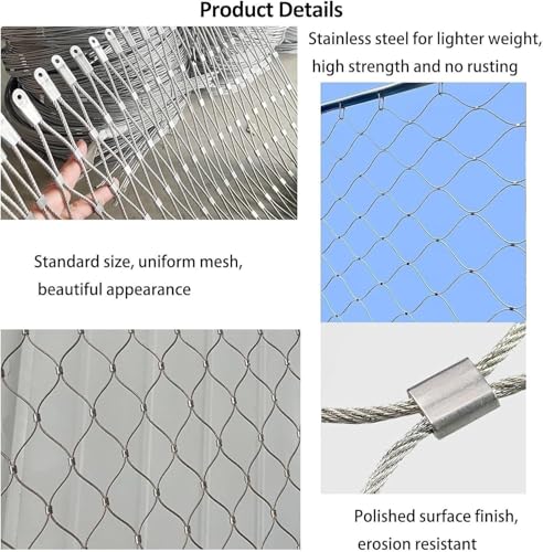 Filet en maille souple pour poules et protection de clôture de jardin