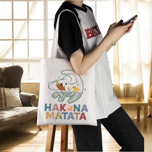 Bolso Tote con diseño de león de dibujos animados miniatura 6