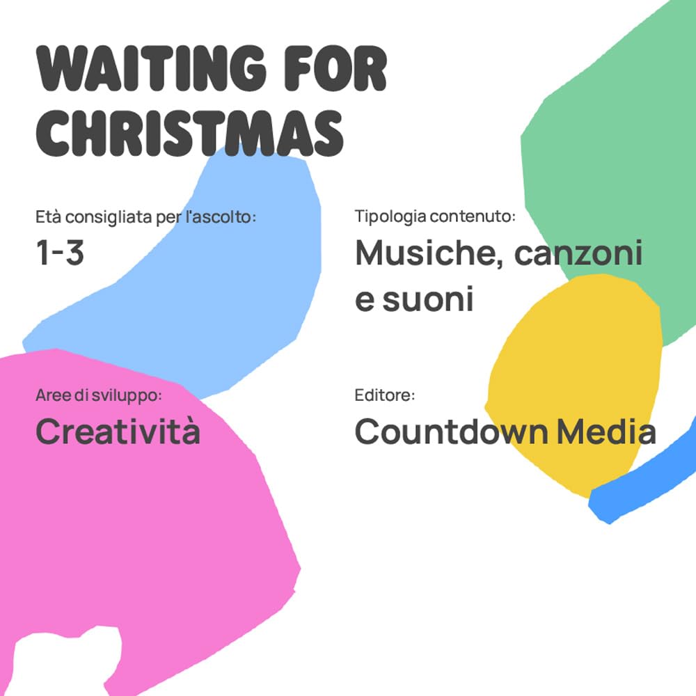 FABA Personaggio Sonoro – Waiting for Christmas – Canzoni per bambini 1+ anni - Ascoltabile con il Raccontastorie e FABA+, gioco educativo, versione Italiana