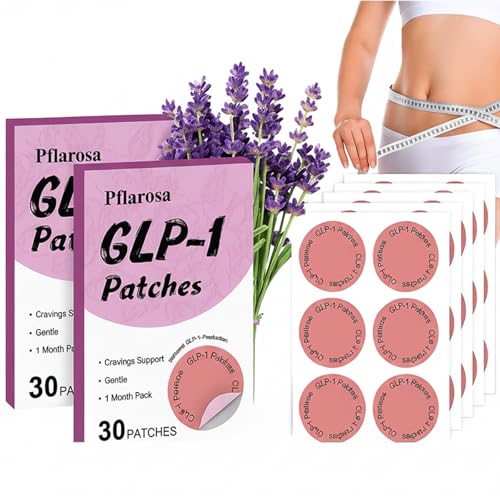 GLP-1 Weight Loss Patches, 60pcs Slimming Patches for Belly & Waist, Natural Ingredients with Berberine, Gentle & Soothing Support for Women & Men, Easy to Use – Vegan