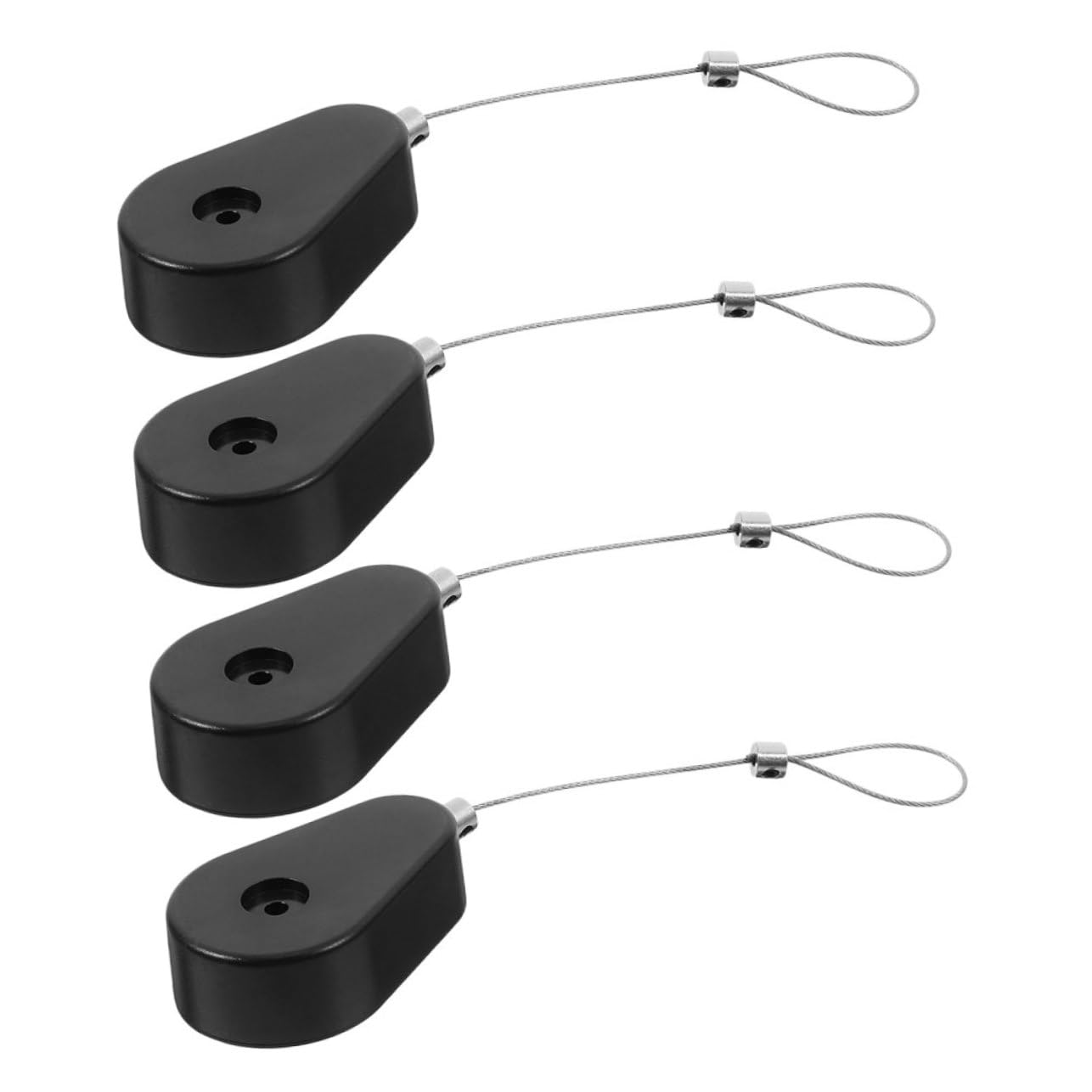 Veemoon Theft Pull Box Retractable Steel Wire for Merchandise Theft Prevention for Home and Office Use Wire Holders Included