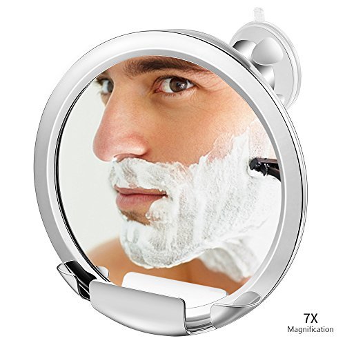 Jerrybox Fogless Mirror with Builtin Razor Holder, FogFree Bathroom Shaving