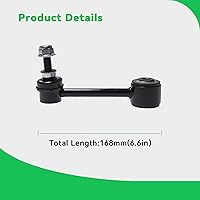 Vista 10 de AUQDD 2 unidades K80766 (para modelos de 8 lengüetas y 4WD) barra estabilizadora delantera compatible con Do-dge 2008 2007 2006 R-am 1500,2009-2006