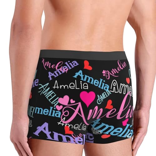 Slavna Personalized Boxers for Men Custom Face Underwear with Picture Boyfriend Customized Boxer Briefs4