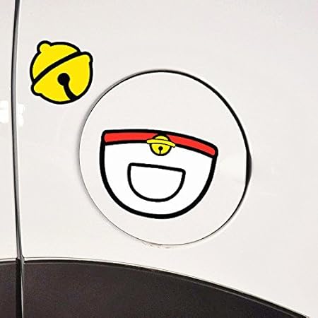 Amazon Dorisue 2 In 1ドラえもんマジックバッグwith Jingle Bell車ステッカーbombデカールビニール燃料タンク 外装 エアロパーツ 車 バイク